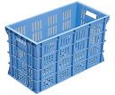 岐阜プラスチック工業 リステナー ブルー 外寸(mm):606×300×357 内寸(mm):570×270×351 B-1 B 1個