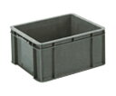岐阜プラスチック工業 RBボックス 外寸(mm):478×359×220 内寸(mm):422×321×215 RB-28G GY 1個