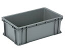 岐阜プラスチック工業 RBボックス 外寸(mm):622×373×224 内寸(mm):570×330×219 RB-41 GY 1個