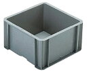 岐阜プラスチック工業 TP規格コンテナー グレイ 外寸(mm):335×335×195 内寸(mm):300×300×183 TP-332B 1個