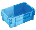 岐阜プラスチック工業 NFコンテナー 外寸(mm):550×366×206 内寸(mm):500×325×205 NF-M29 DB/B 1個