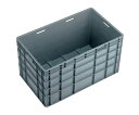 岐阜プラスチック工業 TP規格コンテナー グレイ 外寸(mm):838×503×473 内寸(mm):803×468×461 TP-485L-G GY 1個