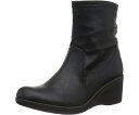 リゲッタ サイドジップ付ショートブーツ ブラック LL R608C-BLK-LL 1足