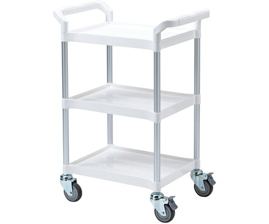 サンワサプライ 3段式カート ホワイト CART-FA3W 1セット