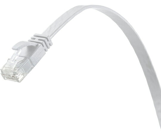 楽天Shop de clinic楽天市場店サンワサプライ カテゴリ6AフラットLANケーブル ホワイト 20m KB-FL6AL-20W 1セット