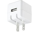 サンワサプライ キューブ型USB充電器(1A・高耐久タイプ・ホワイト) ACA-IP70W 1セット