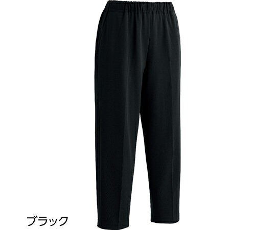 ケアファッション おしりスルッとカチオンライトパンツ ブラック 5L（股下60cm） 89880 1枚