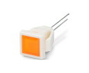 サトーパーツ LED表示灯 クリーム 発光色:オレンジ 0.8~2mm DB-25-F-CROR 1個