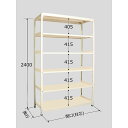 サカエ ラークラック 150kg/段 単体 高さ2400mm 6段タイプ W1800×D300×H2400mm RLW-3716 1個(4)