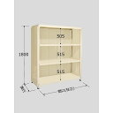 サカエ ラークラック パネル付 150kg/段 単体 高さ1800mm 4段タイプ W1800×D300×H1800mm PRLW-1714 1個(4)