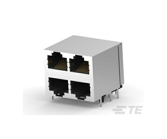 TE　Connectivity RJ45 モジュラーコネクタ メス RJ45コネクタ スルーホール Cat5 5569255-1 1個