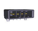 TE Connectivity 基板接続用ピンヘッダ 4極 3.81mm 1列 1セット(1520個入) 1-178294-5 1セット(1520個入)