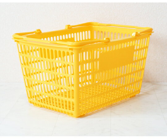 大和産業 買い物かご イエロー 5個入 SL-7 1セット(5個入)