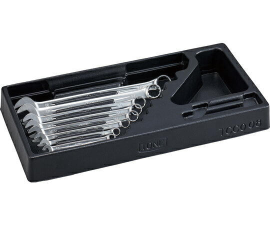 【大型直送商品】TONE コンビネーションスパナセット 0.8kg CS80C 1式