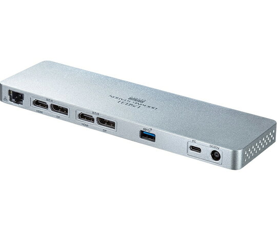 サンワサプライ USB Type-C専用ドッキングステーション（HDMI/DisplayPort対応・PD対応） USB-CVDK6 1..