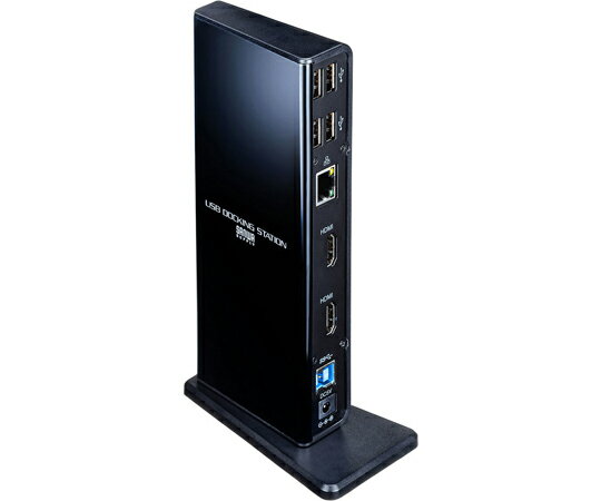 サンワサプライ Type-C・USB3.2A接続デュアルHDMIドッキングステーション USB-CVDK7 1セット
