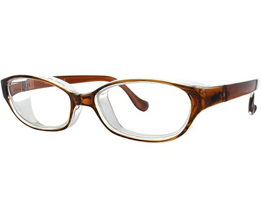 名古屋眼鏡 花粉対策メガネ スカッシースタイル レギュラー ブラウン 8732-02 1本