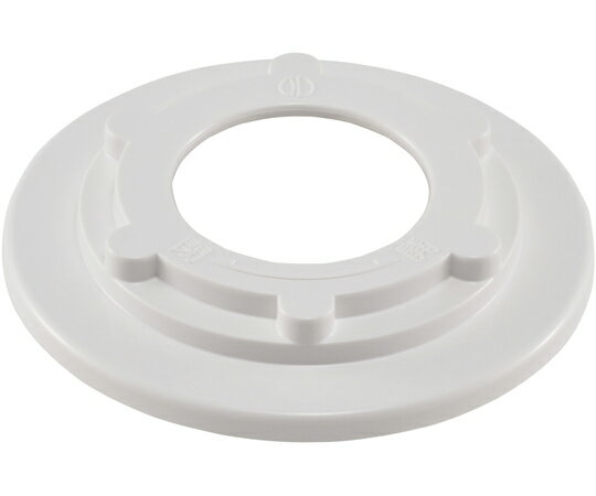 カクダイ 洗濯機排水トラップ用化粧ナット ホワイト 437-233 1個