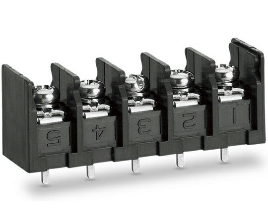 サトーパーツ 基板用ねじ式端子台 M4フリーねじ 9.5mmピッチ 20A 250V 3極 ML-260-S1B3YF-3P 1個