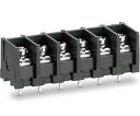 サトーパーツ 基板用ねじ式端子台 M3フリーねじ 7.62mmピッチ 10A 250V 21極 背面絶縁壁 ML-41-S1BYF-21P 1個
