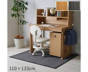 イケヒコ・コーポレーション スペル カーペット デスクカーペット ベージュ 110×133cm 1341470020503 1枚