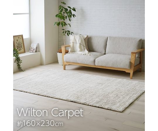 イケヒコ・コーポレーション タック カーペット ウィルトンカーペット アイボリー 160×230cm 1321630140401 1枚