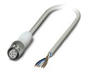 フエニックス・コンタクト Phoenix Contact センサアクチュエータケーブル 22 AWG コア数:5 1404049 1個(4)