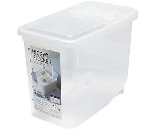アスベル 密閉米びつ12kg ナチュラル 7512 1個