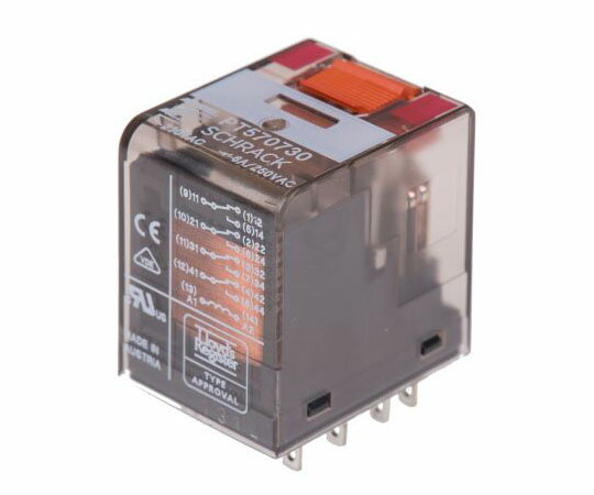 TE　Connectivity リレー　230V　ac　4c接点　6　A　基板実装　PT PT570730 9-1419111-1 1個