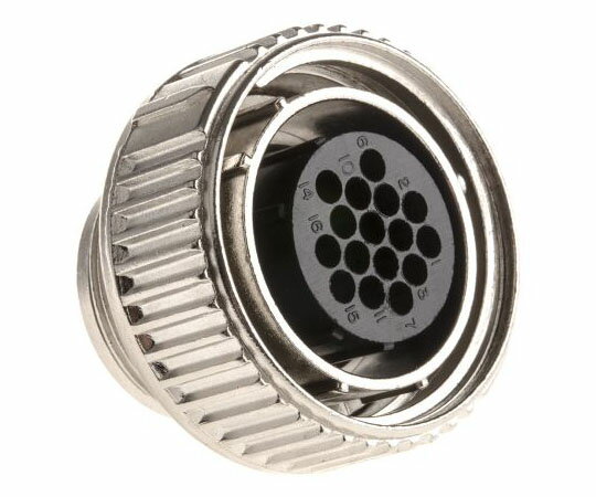 TE　Connectivity 丸形コネクタ　接触コンタクト：メス　16極　オス 208488-1 1個