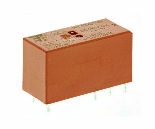 TE Connectivity リレー 48V ac 2c接点 10 A 基板実装 RT2 RT424548 1個
