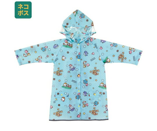 スケーター レインコート キッズ 星のカービィ 663413 1枚