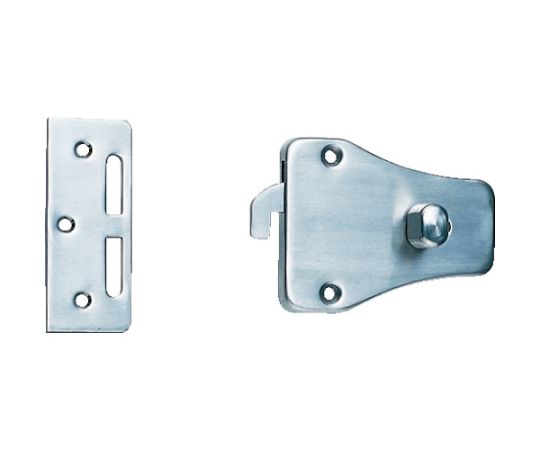 スガツネ工業 （140183254）HC-70Hステンレス鋼製引戸面付カマ錠 HC-70H 1セット