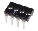 TE Connectivity ジャンパピン / ショートピン 黒 DIP Switch 8極 4列 2.54mmピッチ 1825190-3 1個