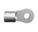 TE Connectivity 非絶縁 丸形圧着端子 ソリストランド 内径:3.02mm スタッド径:M2.5 (#4) 12AWG 1箱(500個入) 322447 1箱(500個入)(4)