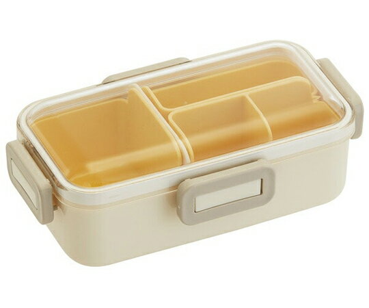 スケーター ふわっと弁当箱（中子仕切付）1段 530mL ベーシック 522383 1個