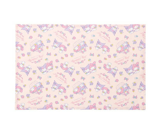 スケーター 大判ランチョンマット 40×60cm マイメロディ＆クロミ パステルフラワー 539282 1枚