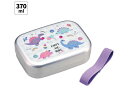 スケーター アルミ弁当箱 370mL ハッピー&スマイルレインボー 646256 1個