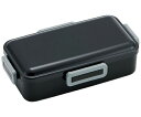 スケーター 抗菌 ふわっと弁当箱 L 1段 830mL リッチブラック 633638 1個