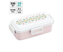スケーター 抗菌 ふわっと弁当箱 1段 530mL 天平文様(夢幻)薄紅 649820 1個