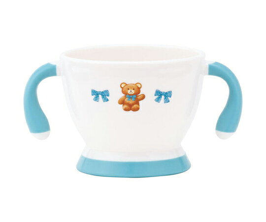 スケーター 握りやすいベビー両手マグ ぬいぐるみ くま 607431 1個