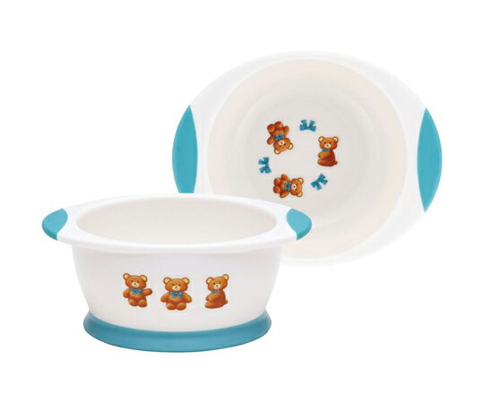 スケーター すくいやすいベビー茶碗 ぬいぐるみ くま 607448 1個