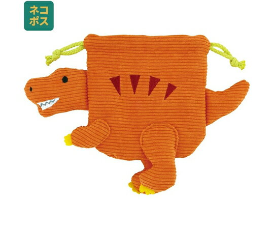 スケーター ダイカット 巾着袋 ディノサウルス 668661 1個