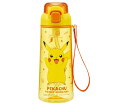 スケーター ワンプッシュストローボトル 630mL 透明 ポケットモンスター25 681462 1個