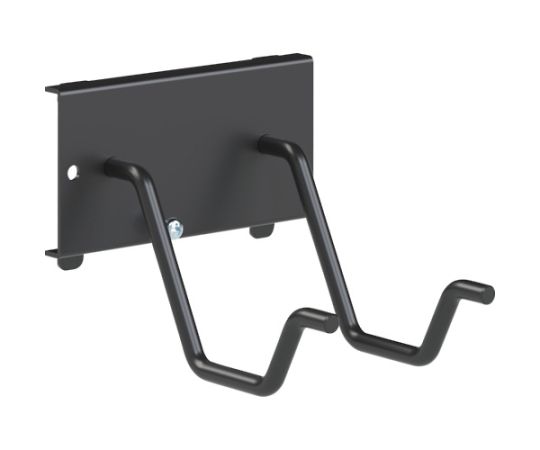 トラスコ中山 パンチングパネル用電気ドリルフック 2本爪 黒 SF-4W-BK 1個