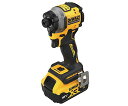デウォルト 18Vコードレスシリーズ XR Li-lon 205Nmブラシレスインパクトドライバー 5.0Ahバッテリー×2個・充電器・TSTAKキットボックス付 DCF850P2T-JP 1台