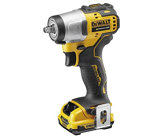 デウォルト 10.8Vコードレスシリーズ XR Li-lon ブラシレス・インパクトレンチ 2.0Ahバッテリー×2個・..