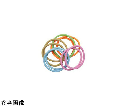 日本紐釦貿易 ヘアゴム リングゴム 太 10本入 φ4mm パステル F10-RL-5 10本入