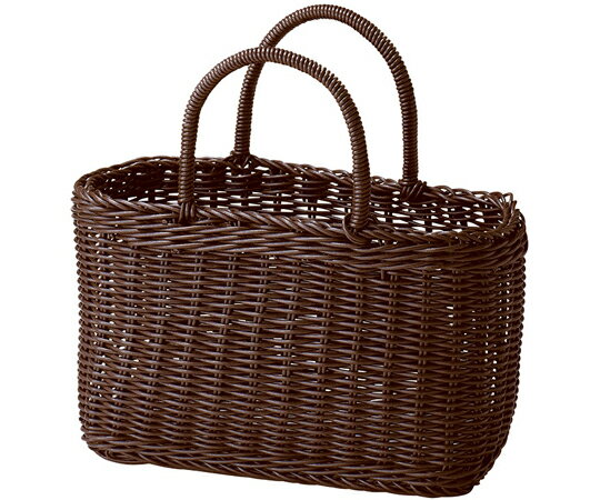 ちどり産業 抗菌湯かご カゴバッグ ワイドタイプ ダークブラウン 91-17DBR 1個