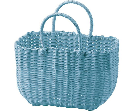 ちどり産業 カラフル湯かご 抗菌カゴバッグ ブルー 91-10BL 1個